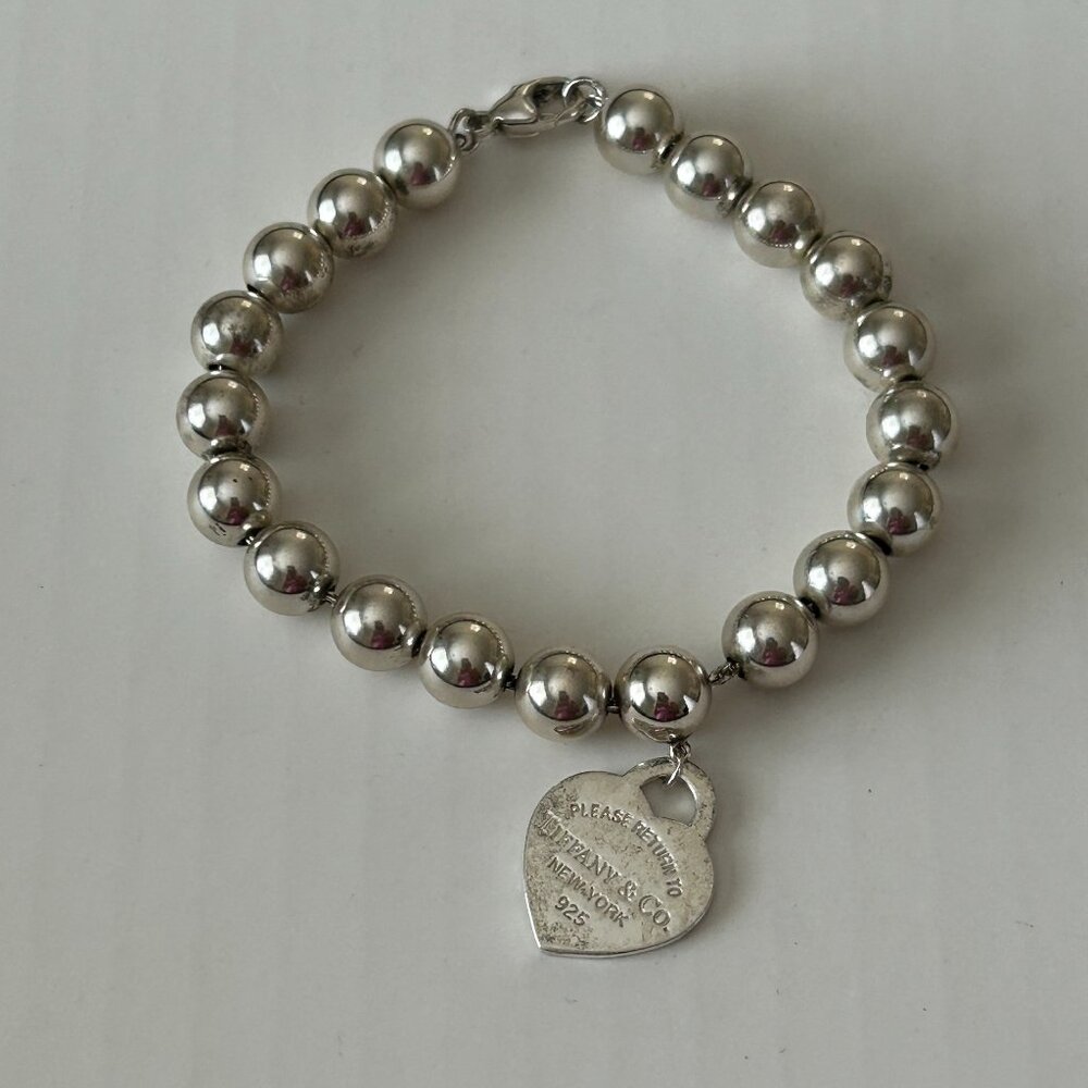 TIFFANY & Co Return to Tiffany Mini Heart Bracelet Silver Authentic Jewelry